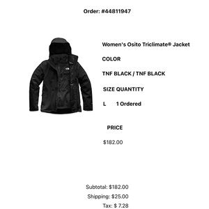 North Face Osito Triclimate Jacket